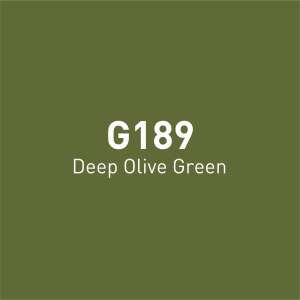 Vincent Graph Master Design Marker G189 Deep Oli̇ve Green - 4