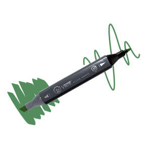 Vincent Graph Master Design Marker G259 Bri̇ght Parrot Green - Vincent