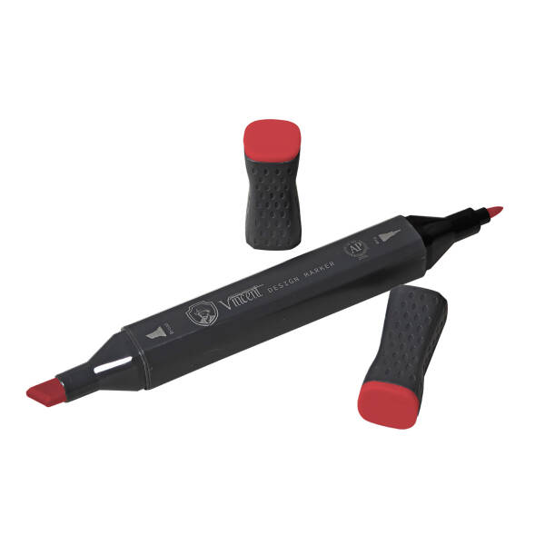 Vincent Graph Master Design Marker R119 Hot Coral - 3