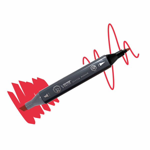 Vincent Graph Master Design Marker R119 Hot Coral - 1