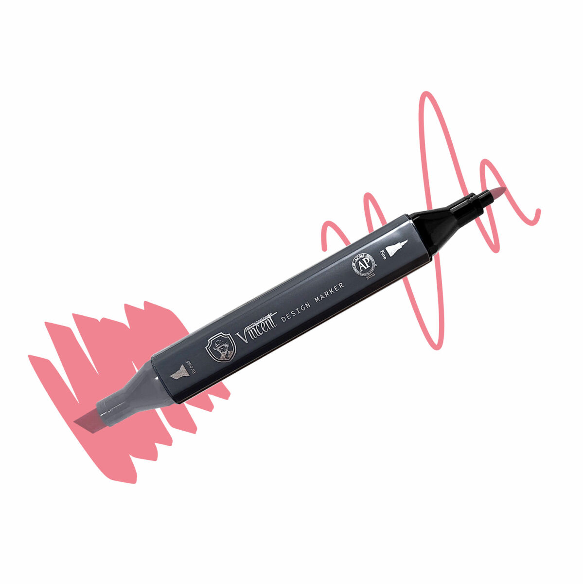 Vincent Graph Master Design Marker R156 Red Orange