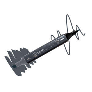Vincent Graph Master Design Marker Tg09 Toner Gray 09 - Vincent