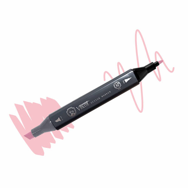 Vincent Graph Master Design Marker V111 Li̇ght Pi̇nk - 1