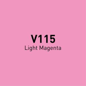 Vincent Graph Master Design Marker V115 Li̇ght Magenta - 4