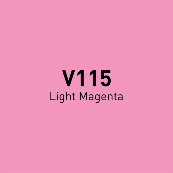Vincent Graph Master Design Marker V115 Li̇ght Magenta - 4