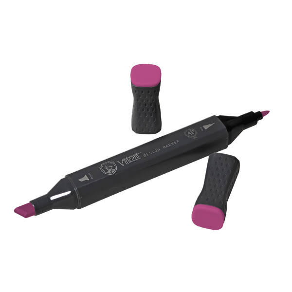 Vincent Graph Master Design Marker V129 Red Vi̇olet - 3