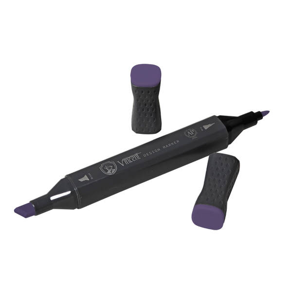 Vincent Graph Master Design Marker V149 Blue Vi̇olet - 3