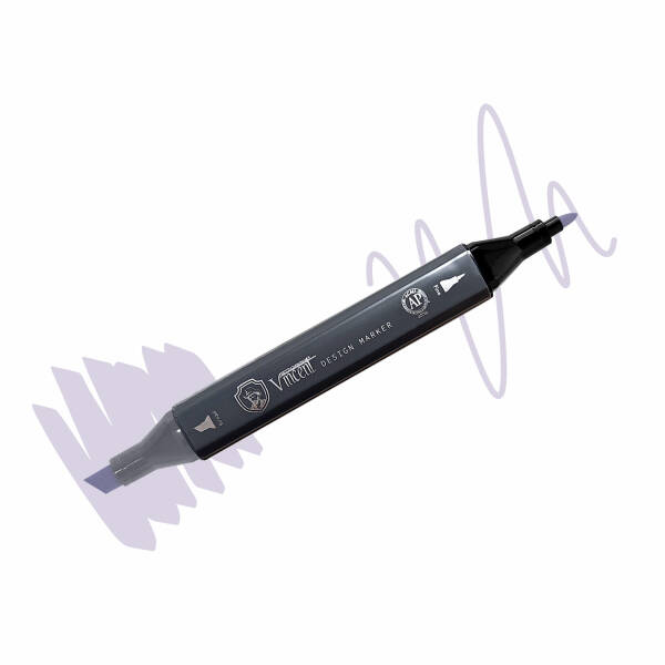 Vincent Graph Master Design Marker V154 Gray Li̇lac - 1