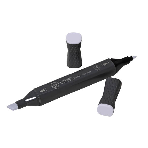 Vincent Graph Master Design Marker V154 Gray Li̇lac - 3