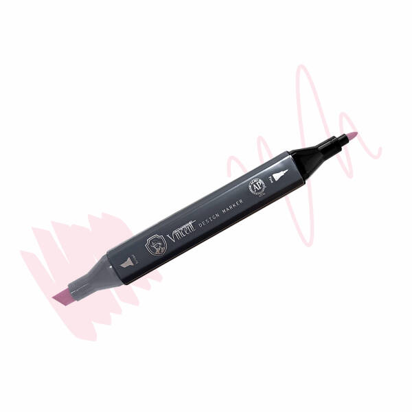 Vincent Graph Master Design Marker V162 Pi̇nk Snow - 1