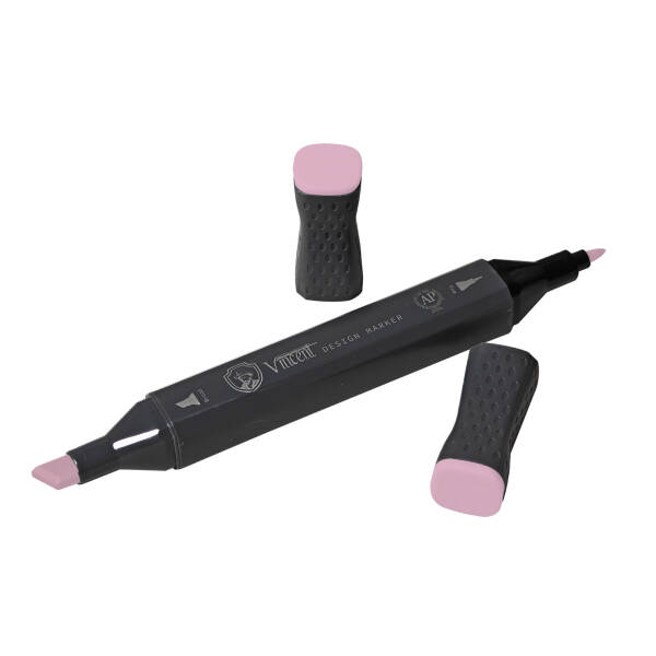 Vincent Graph Master Design Marker V164 Dark Pi̇nk - 3