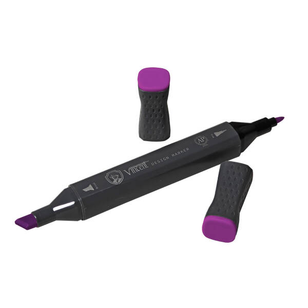 Vincent Graph Master Design Marker V229 Vi̇vi̇d Purple - 3