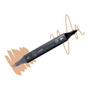 Vincent Graph Master Design Marker W135 Li̇ght Chocolate - Vincent