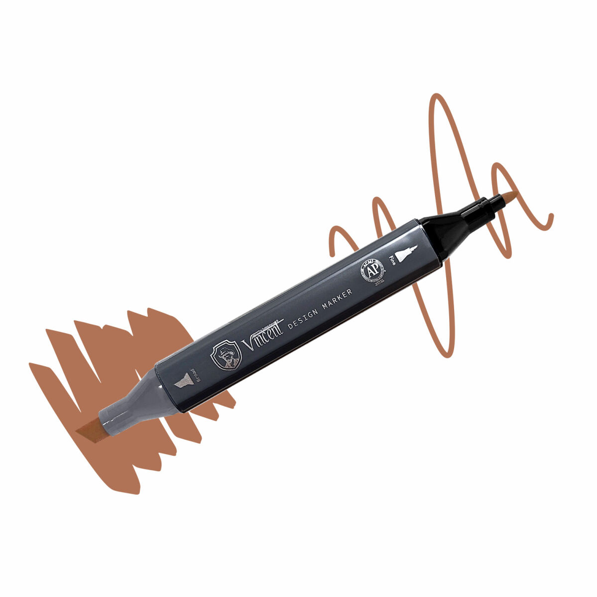 Vincent Graph Master Design Marker W136 Chocolate