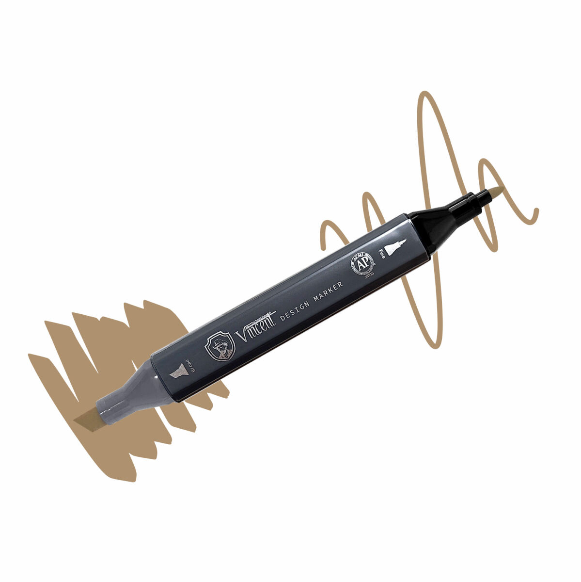 Vincent Graph Master Design Marker W175 Grayi̇sh Brown