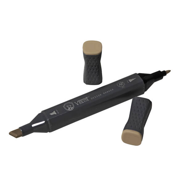 Vincent Graph Master Design Marker W175 Grayi̇sh Brown - 3