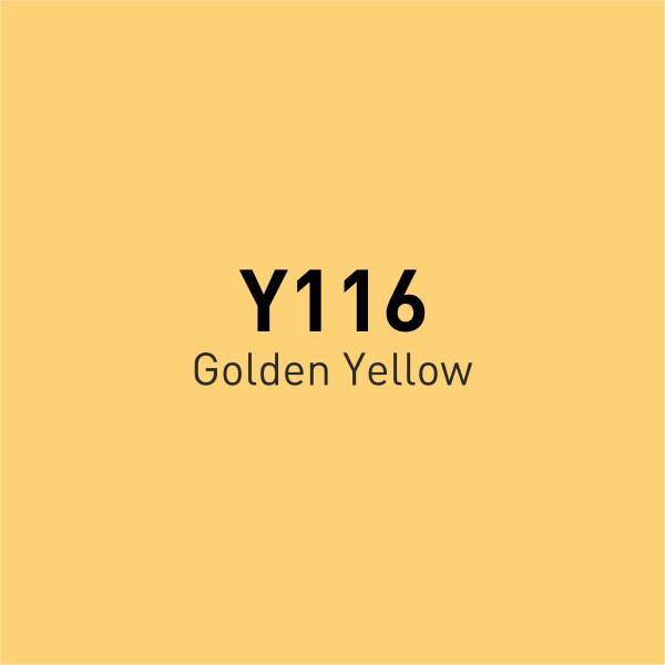 Vincent Graph Master Design Marker Y116 Golden Yellow - 4