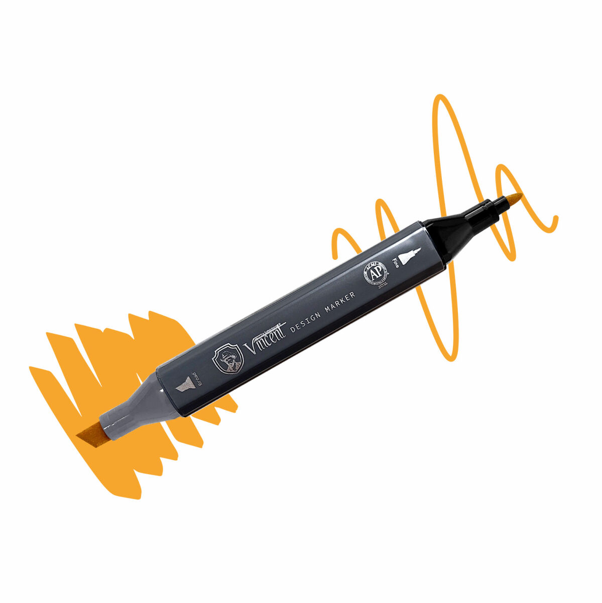 Vincent Graph Master Design Marker Y154 Yellow Orange