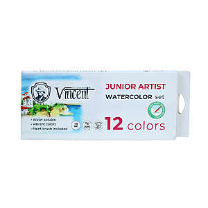 Vincent Junior Artist Sulu Boya Seti 12'li - Vincent