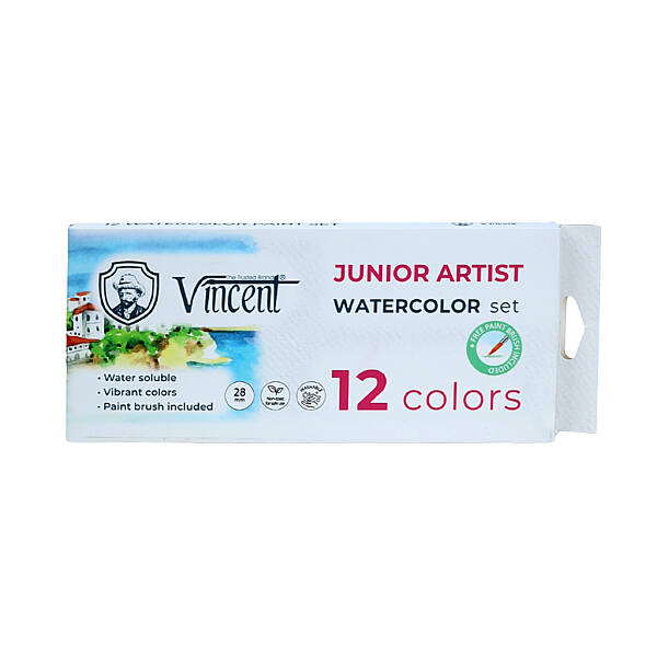 Vincent Junior Artist Sulu Boya Seti 12'li - 1