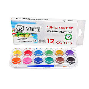 Vincent Junior Artist Sulu Boya Seti 12'li - 3