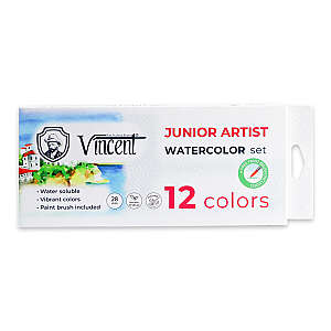 Vincent Junior Artist Sulu Boya Seti 12'li - Vincent