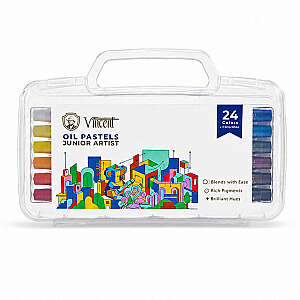 Vincent Junior Artist Yağlı Pastel Boya Seti 24'lü - Vincent
