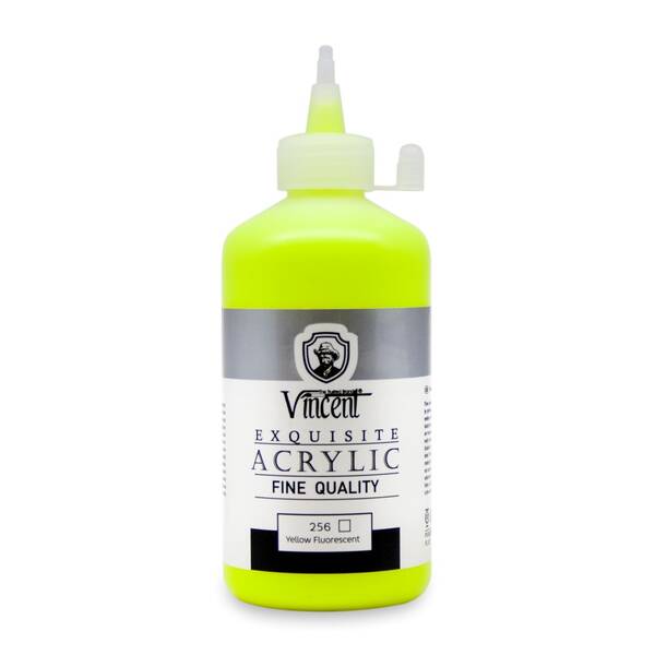 Vincent New Series Akrilik Boya 225 Ml Fluorescent Yellow - 1