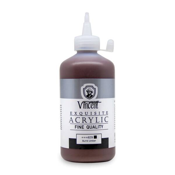 Vincent New Series Akrilik Boya 225 Ml Burnt Umber (409) - 1