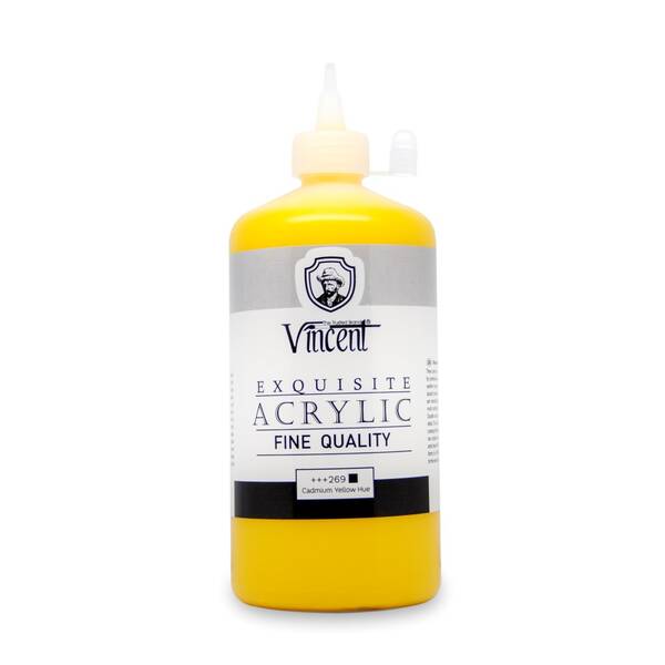 Vincent New Series Akrilik Boya 500 Ml Cadmium Yellow Hue - 1