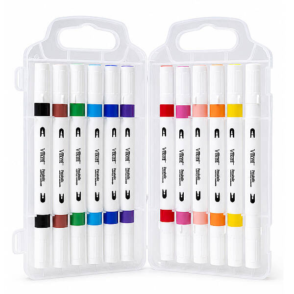 Vincent Penaholic Çift Uçlu Akrilik Marker Set 12'li - 3