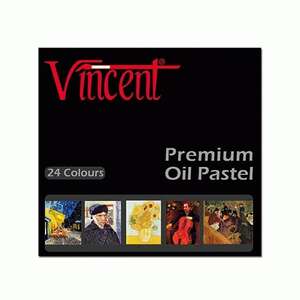 Vincent Premium Oil Pastel 24' Lü Set - Thumbnail