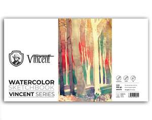 Vincent - Vincent Suluboya Defteri 300Gr 15X35 10 Sayfa
