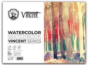 Vincent - Vincent Suluboya Defteri 300Gr 18X24 10 Sayfa
