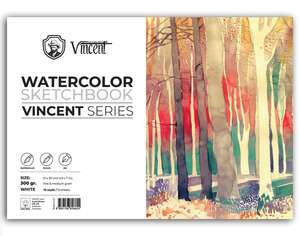 Vincent - Vincent Suluboya Defteri 300Gr 21X30 10 Sayfa