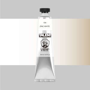 VINCENT TALENT OIL COLOR 200ML 104 ZINC WHITE - 1