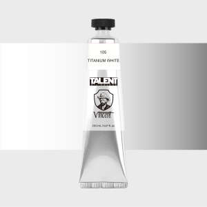VINCENT TALENT OIL COLOR 200ML 105 TITANIUM WHITE - Vincent