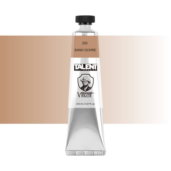 VINCENT TALENT OIL COLOR 200ML 220 SAND OCHRE - 1