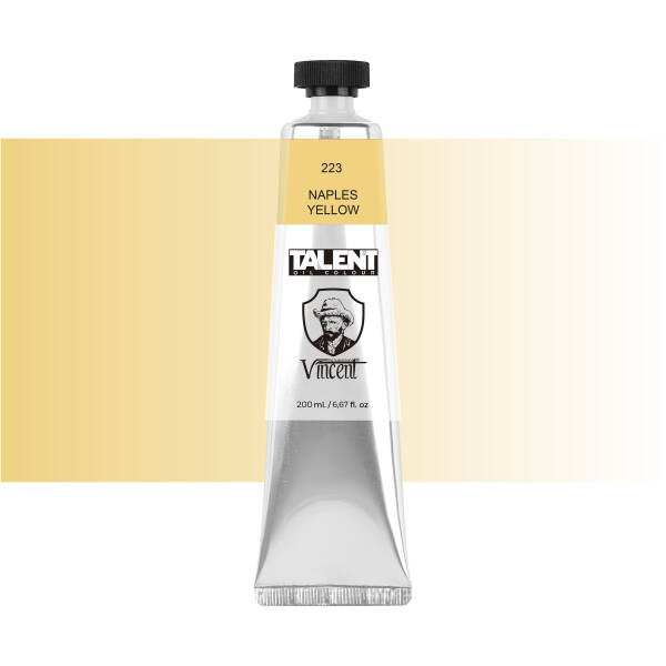 VINCENT TALENT OIL COLOR 200ML 223 NAPLES YELLOW - 1