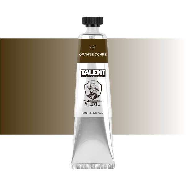 VINCENT TALENT OIL COLOR 200ML 232 ORANGE OCHRE - 1