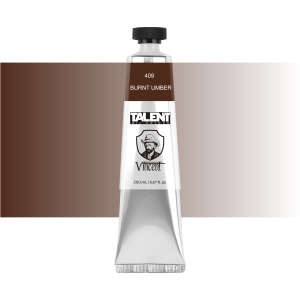 VINCENT TALENT OIL COLOR 200ML 409 BURNT UMBER - 1