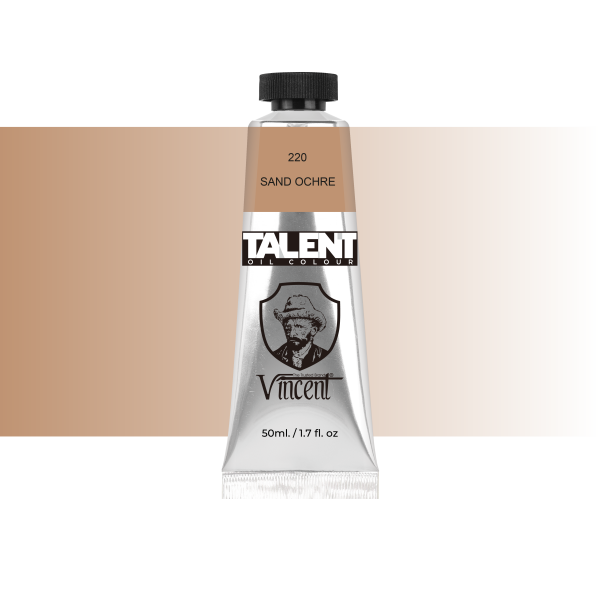 VINCENT TALENT OIL COLOR 50ML 220 SAND OCHRE - 1