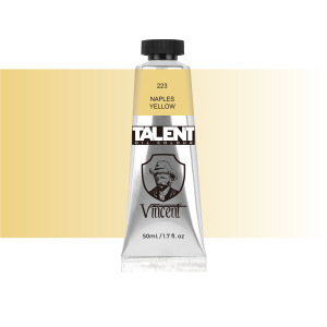 VINCENT TALENT OIL COLOR 50ML 223 NAPLES YELLOW - Vincent