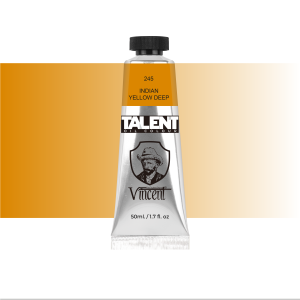 VINCENT TALENT OIL COLOR 50ML 245 INDIAN YELLOW DEEP - Vincent
