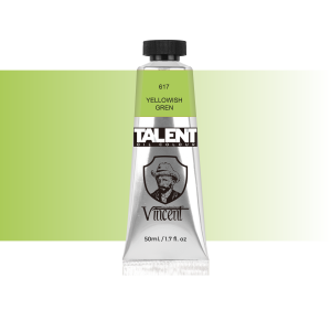 VINCENT TALENT OIL COLOR 50ML 617 YELLOWISH GREEN - 1