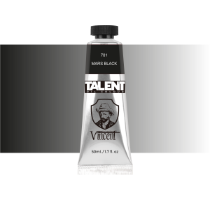 VINCENT TALENT OIL COLOR 50ML 701 MARS BLACK - 1