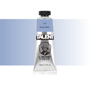 VINCENT TALENT OIL COLOR 50ML 716 BLUE GRAY - 1