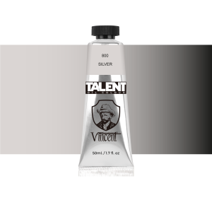 VINCENT TALENT OIL COLOR 50ML 800 SILVER - 1