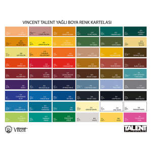 Vincent Talent Yağlı Boya 200 ML 349 Venedian Red - 2