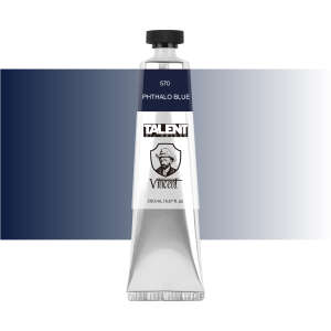 Vincent Talent Yağlı Boya 200 ML 570 Phthalo Blue - 1